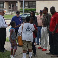 Mayor Bob O'Dekirk Site Visit Photo #3