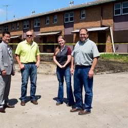 Des Plaines Gardens Demolition Ceremony Photo #1