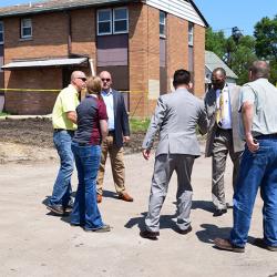 Des Plaines Gardens Demolition Ceremony Photo #2